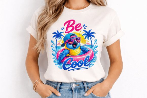 Be Cool Summer T-Shirt PNG: Your Ticket to Tropical Vibes