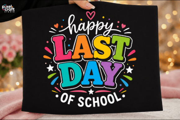 Celebrate Summer with the Happy Last Day of School PNG