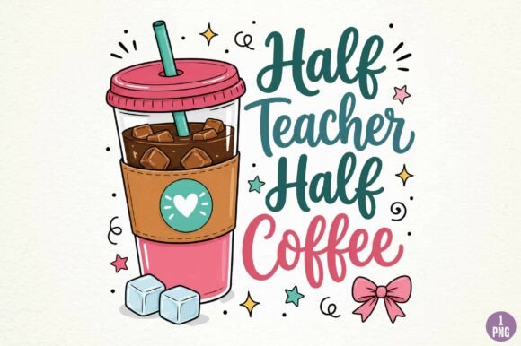 Funny Teacher Coffee: A Design Asset for Educators