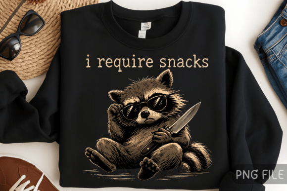 I Require Snacks: Injecting Raccoon Humor into Your Designs