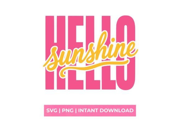 Infuse Your Designs with Sunny Energy: Hello Sunshine SVG