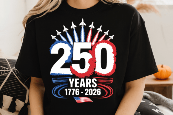 Marking a Quarter Millennium: The 250 Year Anniversary Patriotic USA PNG