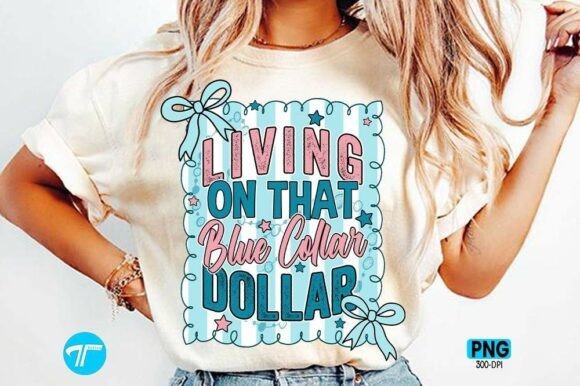 Preppy Blue Collar Dollar Western Png: A Design Deep Dive