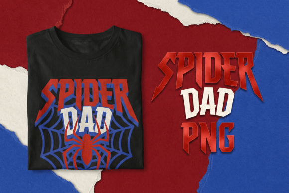 Spider Dad PNG Design: The Superhero Father's Day Graphic